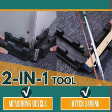 Load image into Gallery viewer, Two-in-one Miter Measurement Cutting Tool