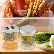 Load image into Gallery viewer, Pickle and Olives Jar Container with Strainer