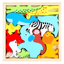Load image into Gallery viewer, 🌲Wooden Toddler Jigsaw Puzzles