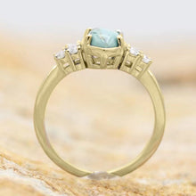 Load image into Gallery viewer, Natural Turquoise Diamond Ring