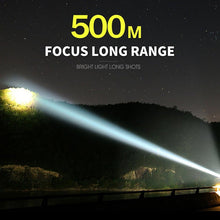 Load image into Gallery viewer, Waterproof laser military flashlight