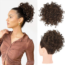 Load image into Gallery viewer, Elastic Drawstring Loose Short Curly Bun