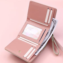 Load image into Gallery viewer, Large Capacity Multi-card Zipper Tri-fold Coin Purse