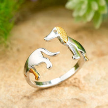 Load image into Gallery viewer, Pure Unconditional Love Sausage Dog Ring