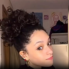 Load image into Gallery viewer, Elastic Drawstring Loose Short Curly Bun