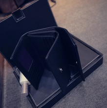 Load image into Gallery viewer, Women Pu Leather Fashion Long Clutch Vintage Punk Cool Wallet