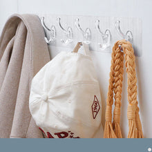 Load image into Gallery viewer, 6 Hooks Multifunctional Self Adhesive Hooks No Drill Wall Transparent Hanger