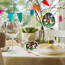 Load image into Gallery viewer, Wooden Easter Decoration with LED Light