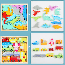 Load image into Gallery viewer, 🌲Wooden Toddler Jigsaw Puzzles