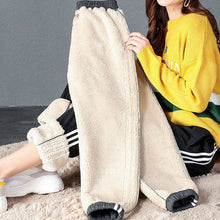 Load image into Gallery viewer, Women Warm Fleece Cotton Solid Joggers Sweatpants