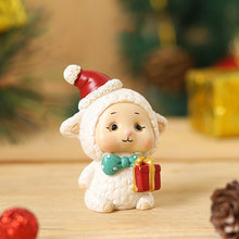 Load image into Gallery viewer, Handmade Animal Santa Ornaments