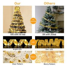 Load image into Gallery viewer, Ribbon Christmas Tree Decoration Lights