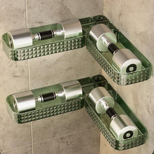 Load image into Gallery viewer, Multifunctional wall-mounted U-shaped rotating storage corner shelf