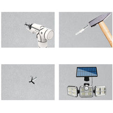 Load image into Gallery viewer, Triple LED Solar Wall Light