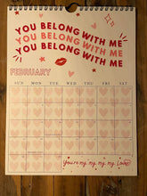 Load image into Gallery viewer, 2024 TS Lyrics Calendar