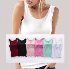 Load image into Gallery viewer, Women Built-In Bra Casual Tank