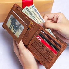 Load image into Gallery viewer, You Will Never Lose - Top-grain Leather Wallet