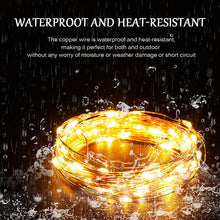 Load image into Gallery viewer, Christmas USB remote control copper wire light string