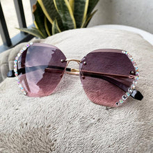 Load image into Gallery viewer, Diamond Hexagonal Sunglasses