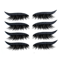 Load image into Gallery viewer, Reusable Eyeliner And Eyelash Stickers 2 in 1 (4 Pairs)