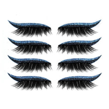 Load image into Gallery viewer, Reusable Eyeliner And Eyelash Stickers 2 in 1 (4 Pairs)