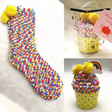 Load image into Gallery viewer, (🎅EARLY CHRISTMAS 50% OFF ) Winter Fuzzy &quot;Cupcakes&quot; Socks WIth Gift Box