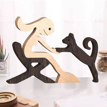 Load image into Gallery viewer, Pet Lover - Wood Sculpture Table Ornaments