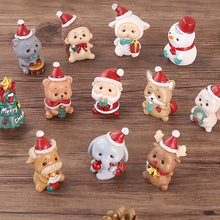 Load image into Gallery viewer, Handmade Animal Santa Ornaments