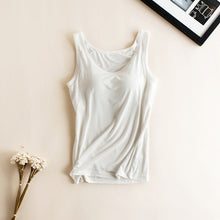 Load image into Gallery viewer, Women Built-In Bra Casual Tank