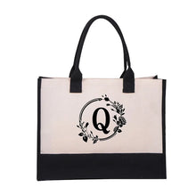 Load image into Gallery viewer, 🎁Perfect Gift-Letter Canvas Bag Women Hit Color Simple Shoulder Shopping Tote Handbag