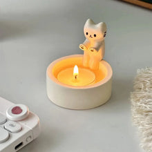 Load image into Gallery viewer, 🐱Cute Cat Candle Holder🕯