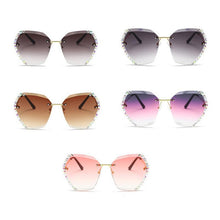 Load image into Gallery viewer, Diamond Hexagonal Sunglasses
