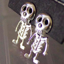 Load image into Gallery viewer, Punk Style Skull Ear Studs