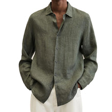 Load image into Gallery viewer, Men's Linen Regular-Fit Shirt