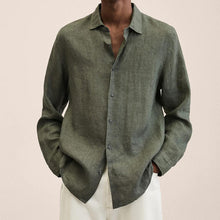 Load image into Gallery viewer, Men's Linen Regular-Fit Shirt