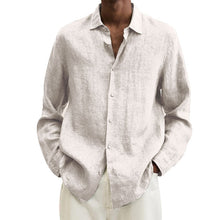 Load image into Gallery viewer, Men's Linen Regular-Fit Shirt