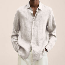Load image into Gallery viewer, Men's Linen Regular-Fit Shirt