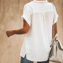 Load image into Gallery viewer, Women's Casual Short Sleeve Vintage Shirt