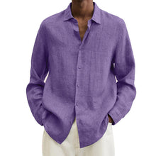 Load image into Gallery viewer, Men's Linen Regular-Fit Shirt