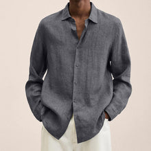 Load image into Gallery viewer, Men's Linen Regular-Fit Shirt