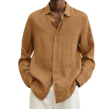 Load image into Gallery viewer, Men's Linen Regular-Fit Shirt