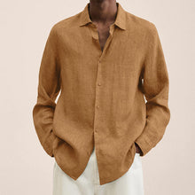 Load image into Gallery viewer, Men's Linen Regular-Fit Shirt