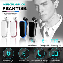 Load image into Gallery viewer, Collar-clip Bluetooth Headset