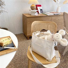 Load image into Gallery viewer, Solid Color Canvas Tote Bag