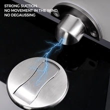Load image into Gallery viewer, Stainless Steel Invisible Magnetic Doorstop