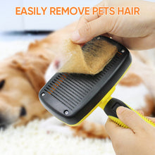Load image into Gallery viewer, Self Cleaning Slicker Brush for Dogs Cats