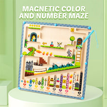 Load image into Gallery viewer, Magnetic Color and Number Maze