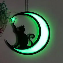 Load image into Gallery viewer, Moon Black Cat Decorations