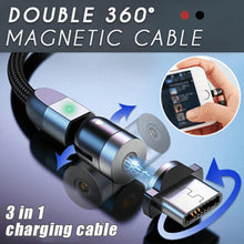 Load image into Gallery viewer, 3-IN-1 DESIGN 360° Magnetic Cable