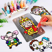 Load image into Gallery viewer, DIY Drawing Toys Cartoon Glue Tempera Painting